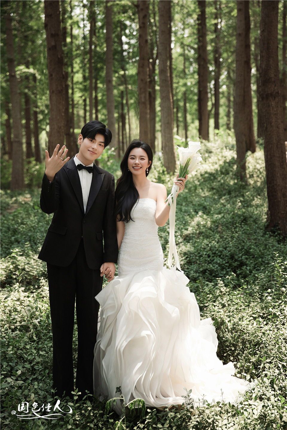 厦门婚纱照哪家好_韩式森系婚纱照