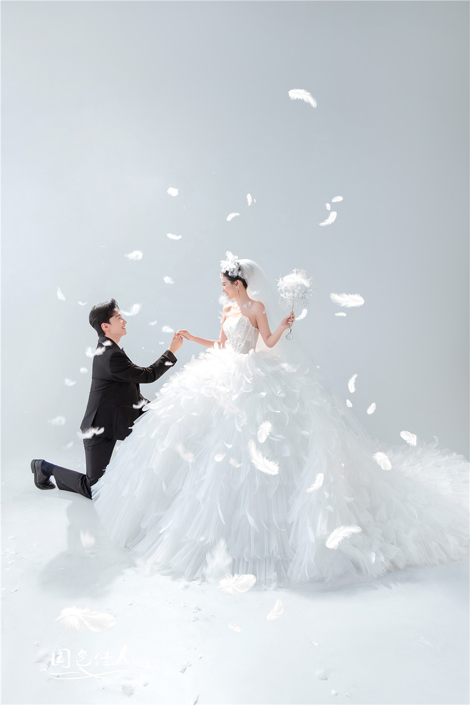 厦门婚纱照口碑商家国色佳人婚纱摄影韩式内景