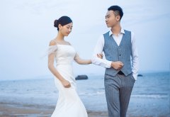  厦门婚纱照夜景价格 在厦门中山街拍摄夜景婚纱