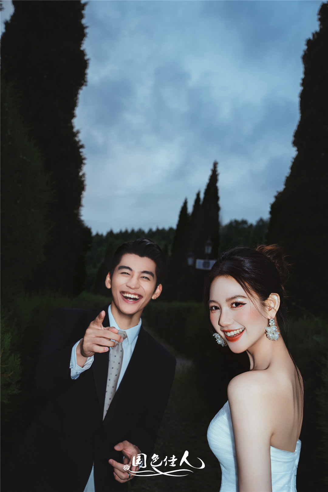 厦门婚纱照推荐电影感森系婚